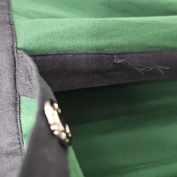 eShakti Forest Green wBlack Trim Cottagecore 50s Retro Fit&Flare Midi Dress - Picture 8 of 16